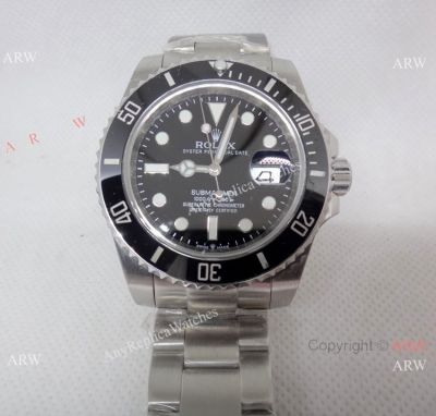 (98% NEW) Upgraded Replica Rolex Submariner Black Dial Mingzhu Watch